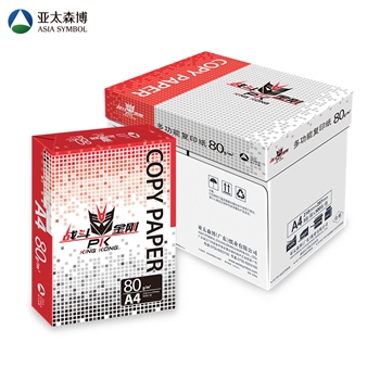 战斗金刚 A4 80g 纯白 5包/箱 复印纸